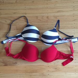 NWOT Gilly Hicks Push Up Bra Set